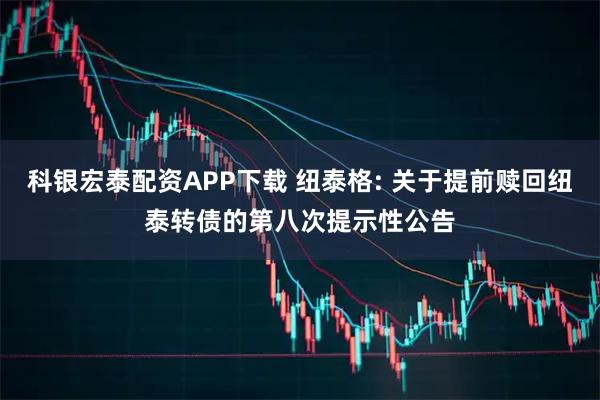 科银宏泰配资APP下载 纽泰格: 关于提前赎回纽泰转债的第八次提示性公告