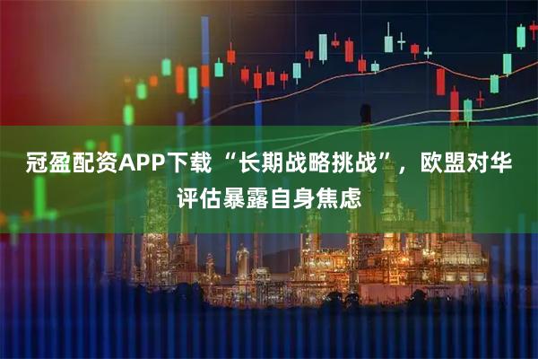 冠盈配资APP下载 “长期战略挑战”,欧盟对华评估暴露自身焦虑